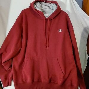 Champion Men's Burnt Red Hoodie